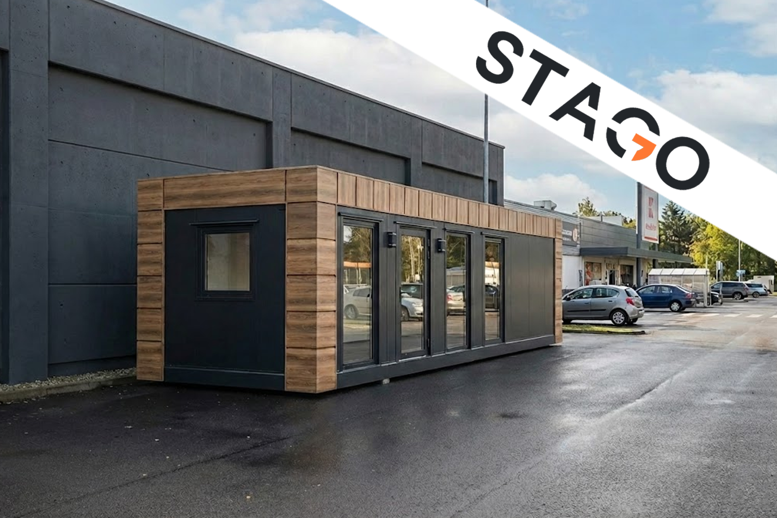 Pawilon handlowy STAGO — realizacja klienta